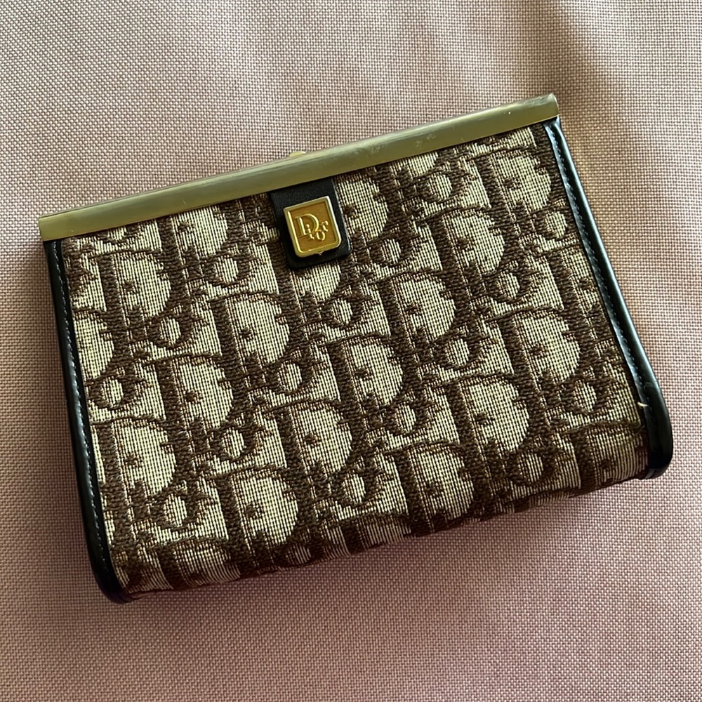 Authentic Vintage Dior Trotter Mini Clutch